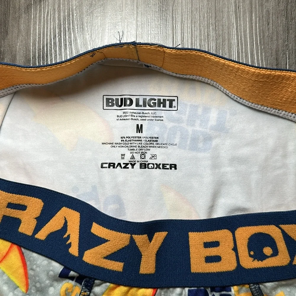 Bud Light Mango Seltzer Crazy Boxer Boxer Brief - Medium
